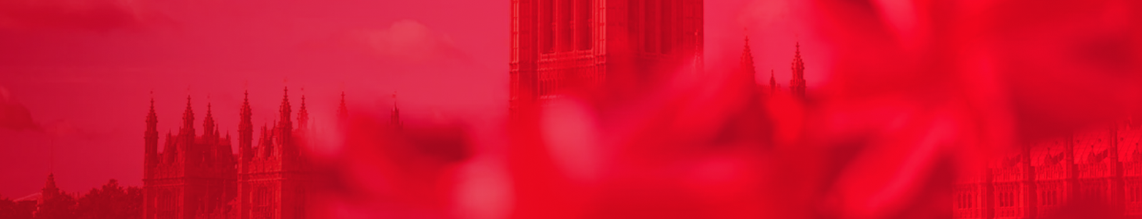 Red tinted Houses of Parliament background
